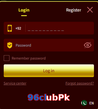 96clubPk login preview